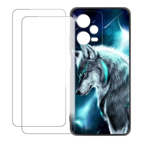 UOGNADGD Xiaomi Redmi Note 12 Pro 5G �Ƃ̌݊������� �J�X�^���J���t���P�[�X�{�����K���X�ی�t�B����2���t�� ? �Ռ��z�������h�~ (�T 3)