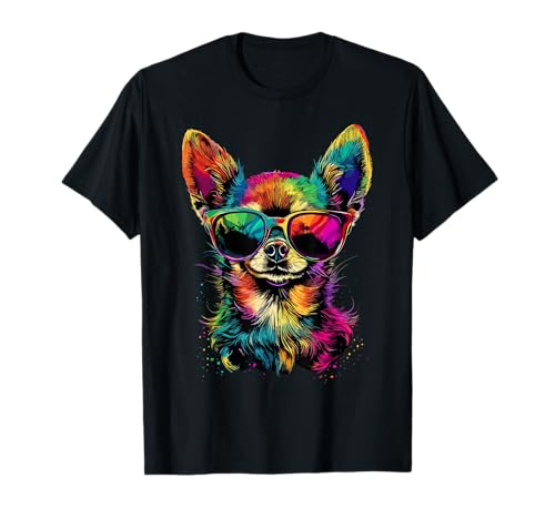 Chihuahua avec Lunettes de Soleil Chiens J'aime Chihuahuas T-Shirt