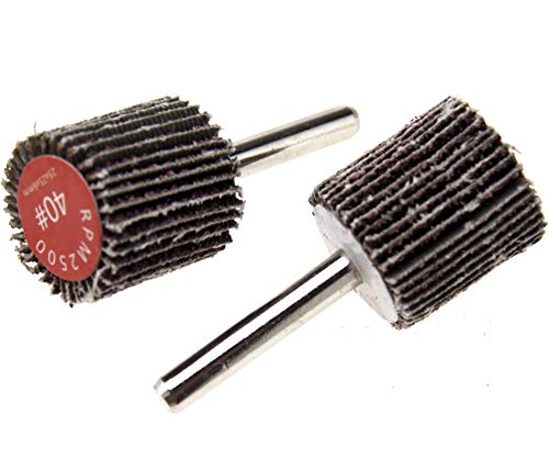 Home Store Flap Wheels With 1/4'' Shank Abrasive Grinding Tool 50MM X 25MM X 6MM - #80Grit