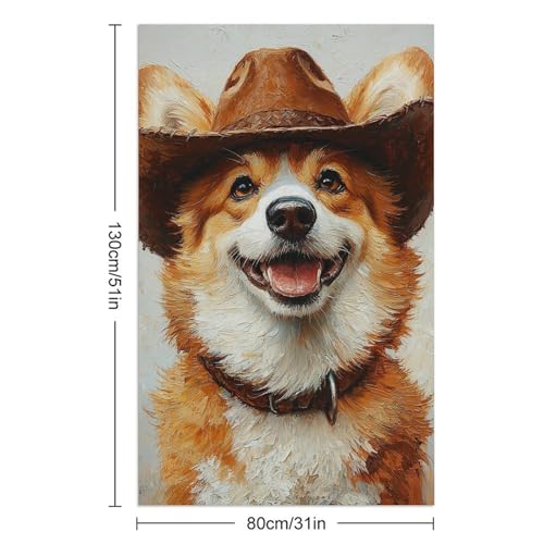 Serviette de plage extra large Corgi pour vos sorties piscine et spa