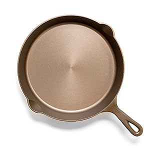 Lancaster Cast Iron No. 10 Skillet – 11-5/8-Inch Pre-Seasoned Heirloom Pan – Made in USA