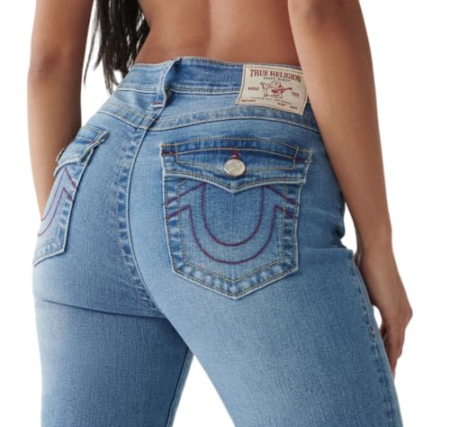 True Religion Halle High Rise Super Skinny Jean - Size 27 - Medium Dusty Wash Blue2