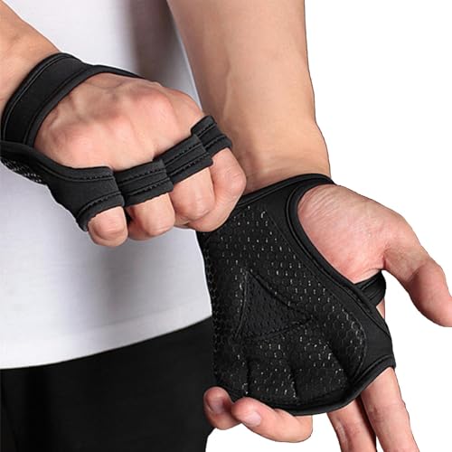 Guantes de entrenamiento ventilados – Guantes de levantamiento de pesas con ventilación | Guantes de entrenamiento con protección completa de para fitness, entrenamiento cruzado, fitness