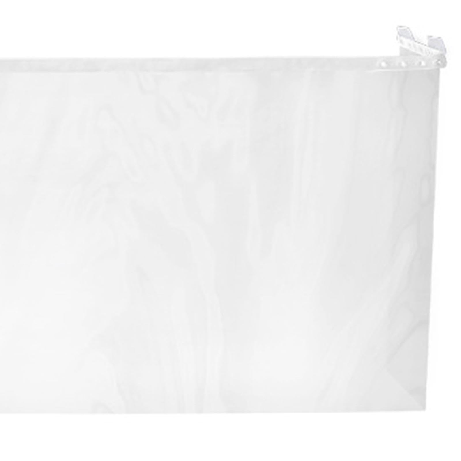 Colcolo Rideau de douche transparent en EVA, résistant aux éclaboussures, pour cabines de douche et éviers de cuisine, 195 x 90 cm