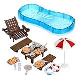 Conception du modèle exquis: fabriqué avec une fabrication, l'ensemble de maisons de poupée propose des détails réalistes, offrant aux enfants une expérience de jeu plus authentique.