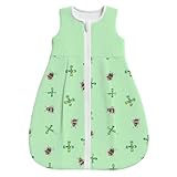 Mr. & Mrs. Panda Schlafsack Baby Hummeln Kleeblatt 0. - 6. Monat - Geschenk, glücklich Werden, Hummel, Biene Deko, Lustige Sprüche, Spruch Positiv, sein, Babyschlafsack