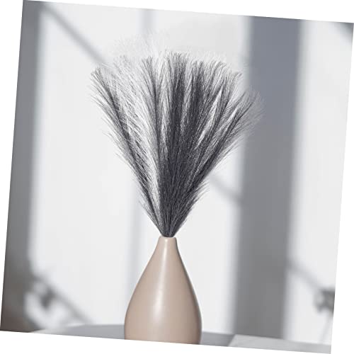 Runrotoo 6 Pcs Dinning Table Decor Flower Plants Pampas Grass Bouquet Fluffy Pampas Grass Branches Fluffy Pampas Bouquets Pampas Grass Artificial Pampas Grass Short Stem Faux Pampas Grass #TOP5
