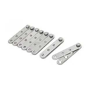 ELECTROPRIME Drawer Window Fittings Metal 360 Degree Rotatable Door Pivot Hinges 8 Pcs