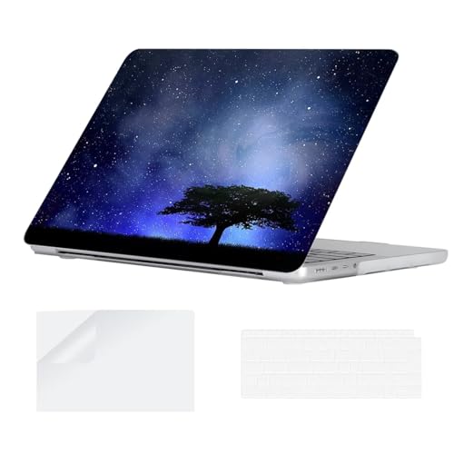 Coque MacBook Pro 14 Pouces M4 M3 M2 M1 Housse Protection Ciel Étoilé