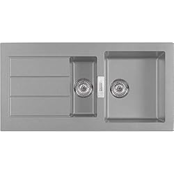 Fregadero Sirius Franke SID 651 114.0476.405 fregadero Sirius Tectonite, piedra gris