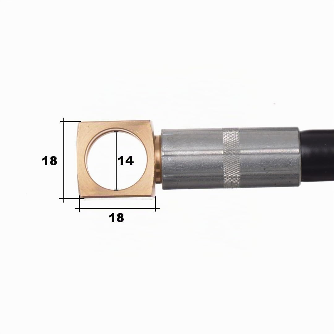 TECHKAR Tuyau Flexible Haute Pression 200bar Longueur 15m Compatible avec Les nettoyeurs Haute Pression Parkside PHD 150 170 avec Tambour et Cube
