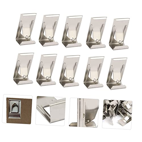 Image of DOITOOL 150pcs Picture Frame Clips for Wall Hanging Photo Frame Back Plate Hooks Easy to Install Hardware for Photos Artwork and Canvas