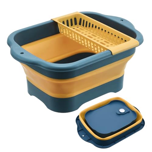 Lavabo, bañera de pie plegable multiusos | cocina lavado cuenco verduras frutas terraza jardín picnic verano