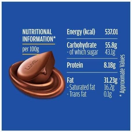 - Luscious Milk Chocolate Bars | Multipack | Deliciously Smooth | Pack of 6-54g Each