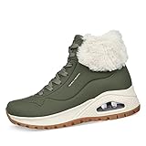Skechers Uno Rugged Fall Air, Botas Mujer, Olive, 39 EU