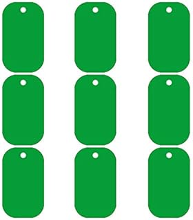 20個 ペットショップ ブランク ドッグタグ ペット ID タグ ネームプレート ミリタリー アルミニウム ドッグタグ 猫 犬 ネーム ペンダント カスタム 刻印 タグ 卸売 グリーン 38X25X1MM