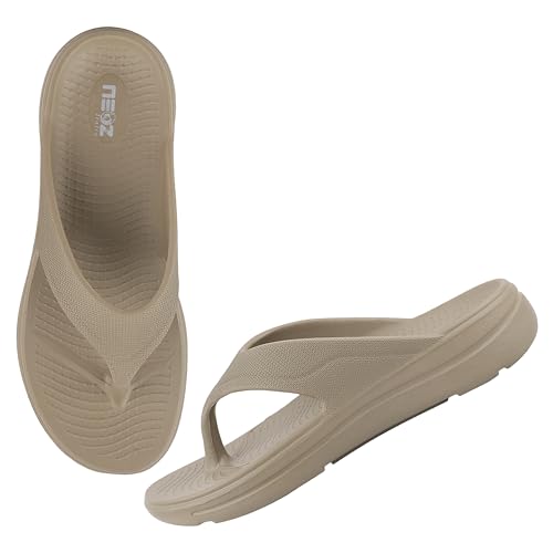 Image of NEOZ Extra Soft Men's Slippers with Cushion FootBed for Adult | Comfortable & Light Weight | Stylish & Anti-Skid | Waterproof & Regular Flip Flops for Gents /Boys