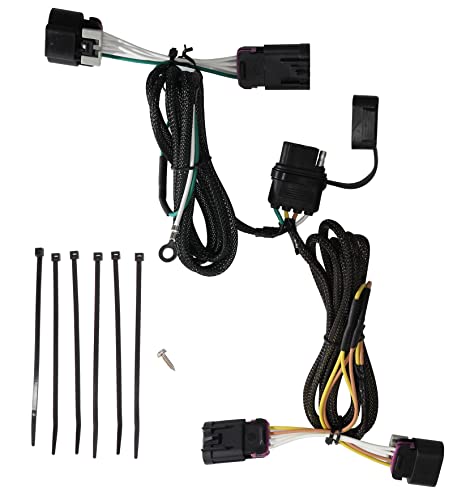 Oyviny Custom 4 Pin Trailer Wiring Harness for 2010-2017 GMC Terrain/Chevrolet Equinox, Terrain Trailer Hitch Wiring Kit