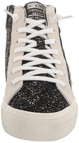 Vintage Havana Womens Dormy Glitter High Lace Up Sneakers Casual Shoes Casual - Black - Size 6.5 B #TOP1