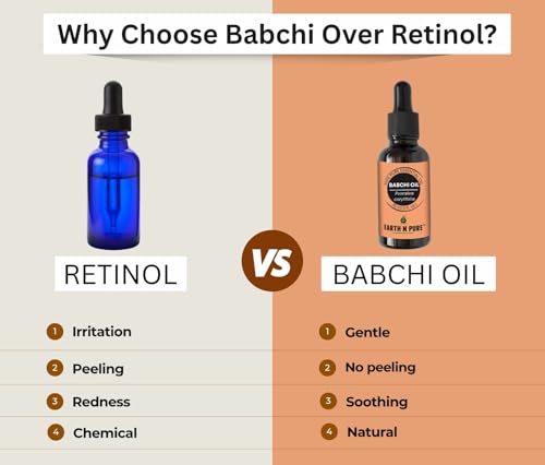 Image of Earth N Pure Babchi Oil (Bakuchi Oil) Cold Pressed, Natural & Therapeutic Grade with Glass Dropper - 50 ml