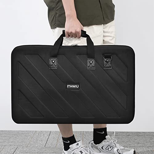 Image of Lightweight Molded Hard Storage Case Fits for Pioneer RX, SX, SX2, SX3, Denon MC7000, FLX6 (L-27.2x 15.7 x 4 Inch)
