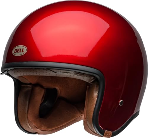 Casque BELL TX501 Candy Red S homologué ECE pour scooter et moto