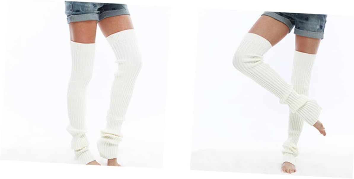 Knitted Leg Warmers Knit Leg Warmers Cotton Boot Socks Dance Leg Warmers Thermal Socks Socks Hosiery Leg