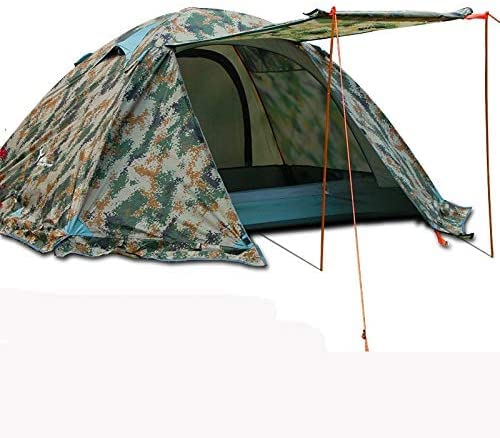 Tente d'hiver avec jupe de neige anti-vent et imperméable pour 2 à 3 personnes