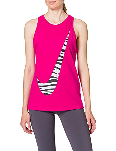 Nike Women's W NK Dry Tank DFC ICON Clash Vest, Fireberry, XS