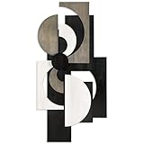 Empire Art Direct 'Luminus Dusk' Handmade Dimensional Solid Paulownia Wood Abstracts Wall Art, Ready to Hang, Living Room, Bedroom & Office, 48' x 24'x 1.89'