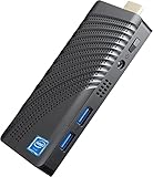 Mini PC Stick, Intel Celeron N4000 Compute Stick Windows 10 Pro, 4GB DDR4 64GB eMMC Stick PC Support 4K HDMI, Bluetooth,WiFi, Gigabit Ethernet, Portable Mini Computer für Business, Heimbüro, Reisen