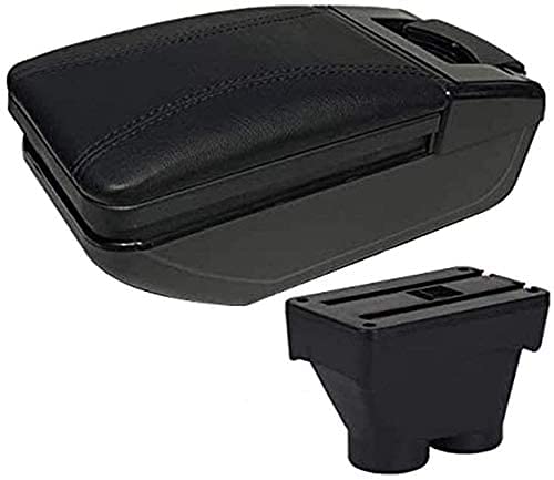 Caja de reposabrazos Universal Coche Central Para Peugeot 208 2013 2014 2015 2016 2017 2018, reposabrazos Caja de Almacenamiento Accesorios de modificación Cover