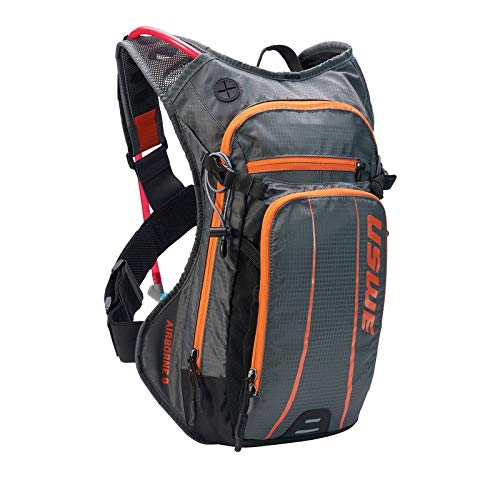 USWE Airborne 9 Mochila de hidratación  Gris Naranja  Size