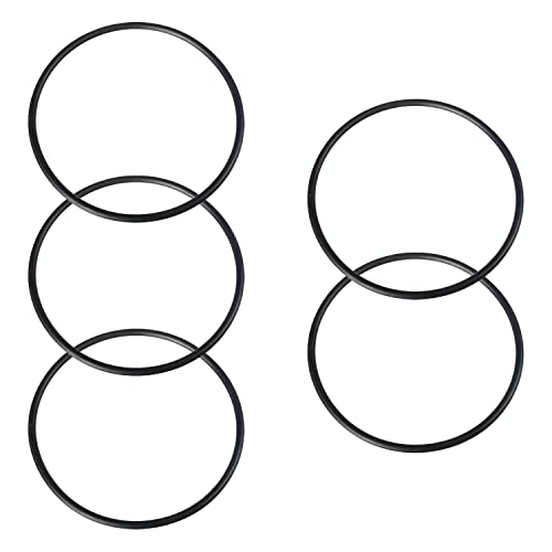 Heyiarbeit 外径50mm 内径48mm 幅1mm 10個入り Oリング Oリングセット O型リング ニトリルゴム シリコーンOリング ゴムガスケット ゴムリングセット ラバー パッキン 耐熱 耐油 防水 機械修理 車 エアコン 完全密封 K