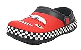 Disney Cars Lightning McQueen - Zuecos para niños, sandalias para verano, playa, jardín, piscina, vacaciones, zapatos de personajes para niños pequeños, Red, 9 UK Child