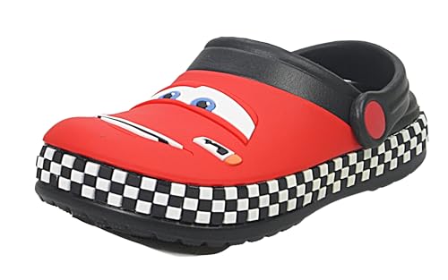 Sabots pour enfants Disney Cars Flash McQueen : sandales de plage et piscine pour tout-petits