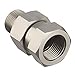 Mingle Pressure Washer Swivel, 4500 PSI, 3/8'' NPT-M Male Thread Fitting, Stainless Steel