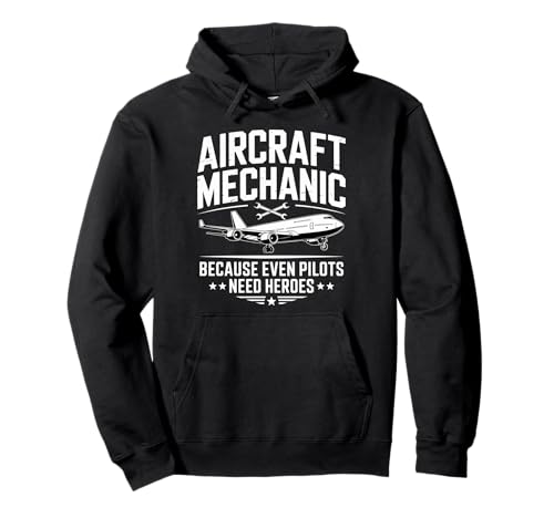 Aircraft Maintenance Aviation Hero Airplane Pilot Support Pullover Hoodie