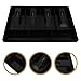TEHAUX Cash Register Drawer Insert Tray, 4 and 3 Coins Cashier Drawer Box Insert Tray Currency Till Replacement Money Organizer Storage Boxfor Home (Black)