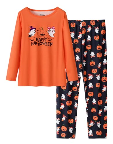 Image of Tie Dye Mermaid Sloth Christmas Halloween Pajamas for Girls Long Sleeve and Pants Nighty PJS 2-piece Set Size 6-16