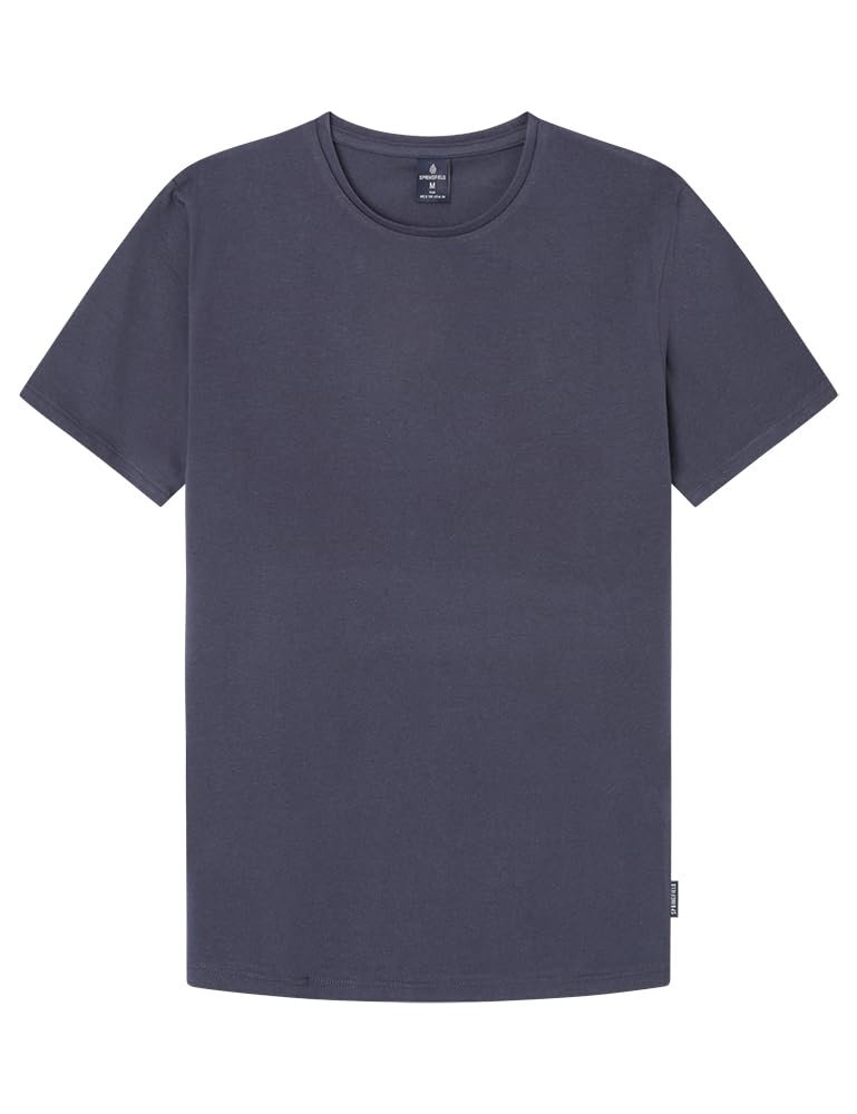 Springfield, Men's T-Shirts, S, Dark Blue, Blue, S