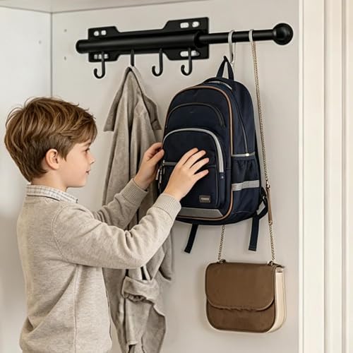 Tringle de valet extractible pour placard résolvant le manque d'espace - 4
