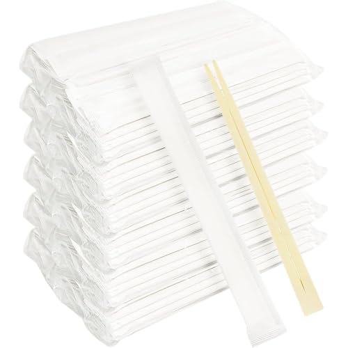 60 Pcs Bamboo Chopsticks for Home Office Restaurants Eco Friendly Biodegradable Chopsticks Tableware for Picnic Camping Sushi Dishes Individually Wrapped 21 cm/8.26 inch