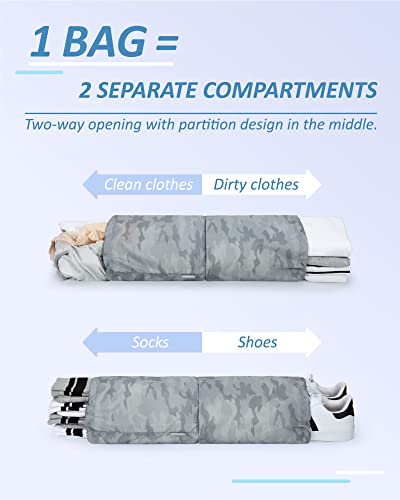 image for BAGSMART 6 Set Compression Packing Cubes for Travel, Lightweight Vacat