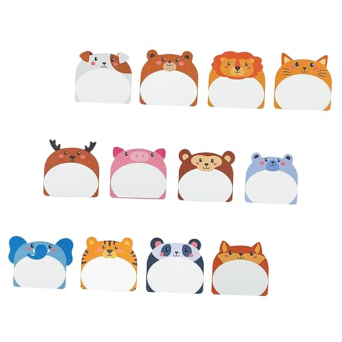 CAXUSD 1 セット 動物 かわいい 動物 メモ パッド かわいい メモ パッド か