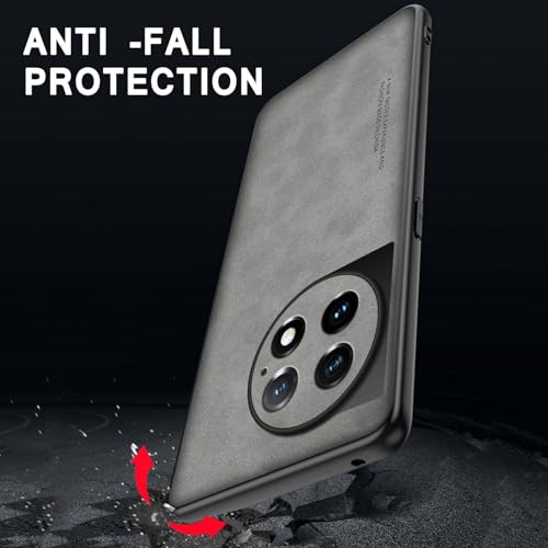 Funda para OnePlus 12 Pro carcasa suave de cuero antigolpes 7