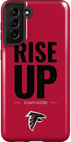 Skinit Pro Phone Case Compatible with Galaxy S21 Plus 5G - Officially Licensed NFL Atlanta Falcons Team Motto Design