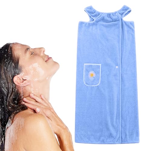 Toalla Portátil - Envoltura De Felpa Polar Coral Con Comodidad Y Relajación | Albornoz Para Ducha De Spa, Falda De Baño Absorbente De Secado Rápido, Viaje | Uso Múltiple Ligero Para Descansar En El Ho