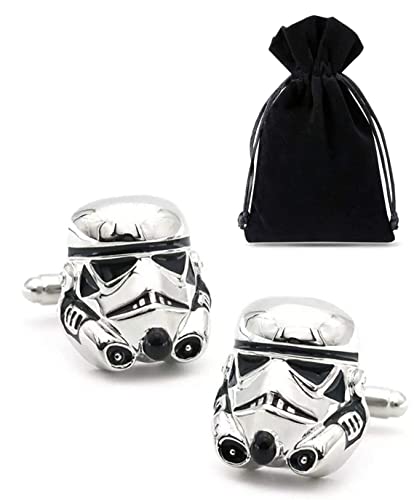 Boutons de manchette fantaisie Star Wars Stormtrooper Cover