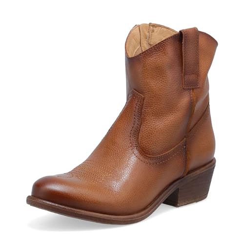 Miz Mooz Carlitos Women's Cowboy Boot Brandy 7.5-8